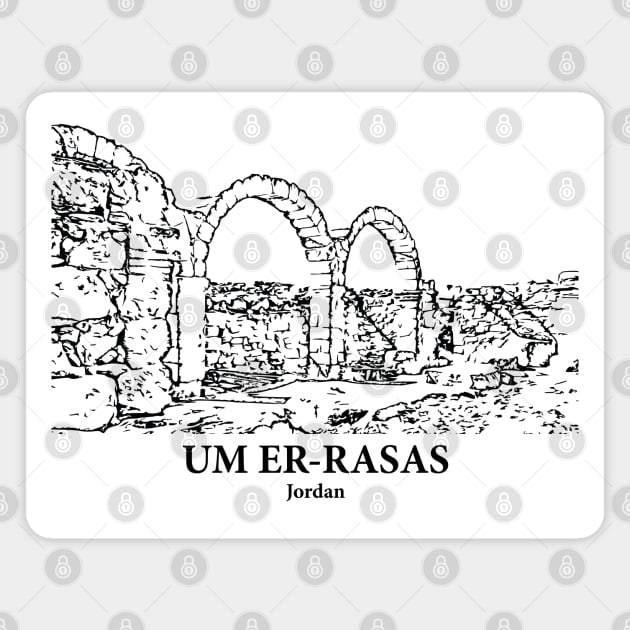 Um er-Rasas - Jordan Magnet by Lakeric